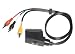 Dr.-Ing. Sieger Videokabel Scart-Stecker mit Schalter Cinch-Stecker/2 Cinch-Stecker