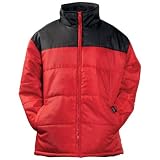 Maxam® Mountain Red and Black Polyester Parka