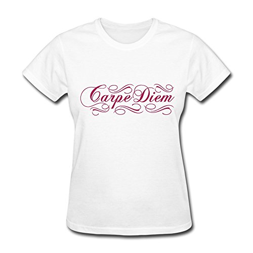 Women's Tshirt Carpe Diem Size S White