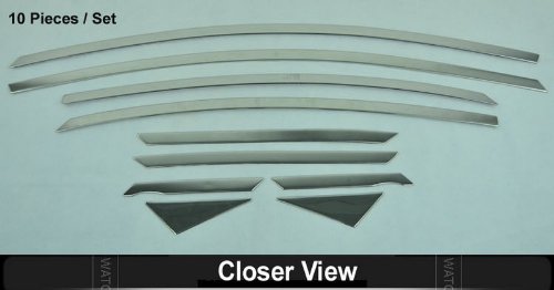 Auto Part Stainless steel Chrome Window Molding sill Lines Set Fit For 2011 2012 HYUNDAI SONATA