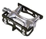 MKS Custom Nuevo 9/16″ Silver/black Alloy Road Pedals
