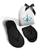 Black Decadence Folding Flip Flops