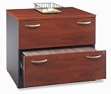 Bush Business Furniture Corsa Series Hansen Cherry Lateral File (Assembled)