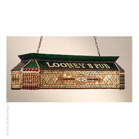 40"L Personalized Looney's Pub Oblong Pendant