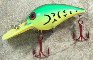 JLVLures Shallow Crankbait Steelhead Green : Diver Lures JLV Freshwater Smallmouth Steelhead Pike Salmon Trout Perch Whiper Mid Depth Walleye Casting Bass Hook Treble Red Boat Dock Brook Bay Fatty Stump River Trolling Weed Surface Topwater Shad