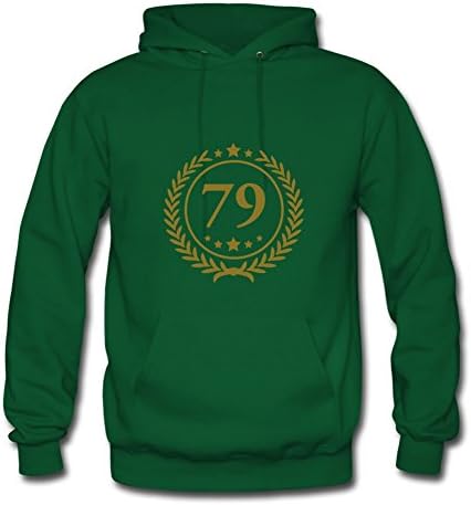 Kranz_79_gold__f1 Medium Round-collar Men Organic Cotton Green Hoody