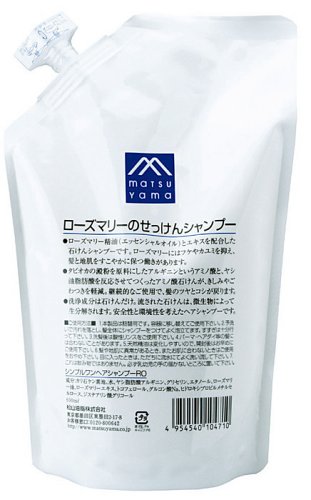 M mark ローズマリーのせっけんシャンプー 詰替用600ml
