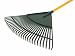 Outdoor Living : Faithfull Leaf Rake - F'Glass Shaft