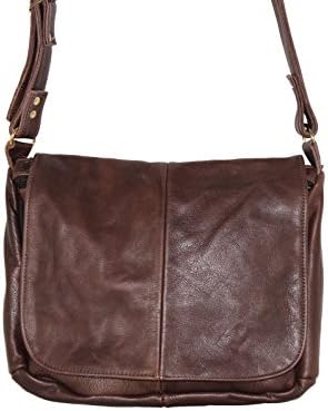 Concealed Carry Purse - Leather Cross Body - Weapon Gun Bag - CCW - by South Bay Leather (Brown)