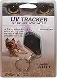 LED Keychain Flashlight - Teardrop Slide/Squeeze Dual Switch - Ultraviolet Black Light 385 nM True-UV
