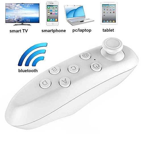 WFB&Mini Multifunction Portable Wireless Bluetooth V3.0 Selfie Camera Shutter Gamepad Remote Game Console Controller Compatible with Android IOS PC for iPhone Samsung HTC WFB&Mini Multifunction Portable Wireless Bluetooth V3.0 Selfie Camera Shutter Gamepad Remote Game Console Controller Compatible with Android IOS PC for iPhone Samsung HTC