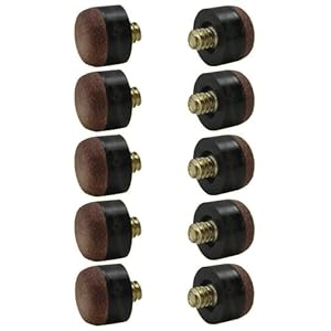 Screw-On Tips for Pool Cues - 12mm - Hard