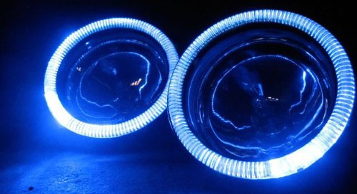 2003 2004 Pontiac Vibe GT Halo Foglamps Angel Eye Foglights Driving Fog Lamps Halos Eyes Lights Kit