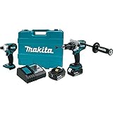 Makita XT252TB 18V LXT Lithium-Ion Brushless Cordless 2-Pc. Combo Kit (5.0Ah) [並行輸入品]