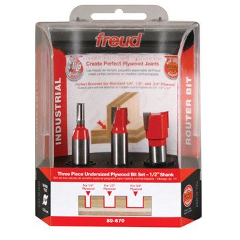 undersized plywood router bits