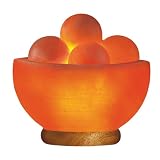 WBM 6-1/2-Inch Wide Hand Carved Hilamayan Crystal Salt lamp