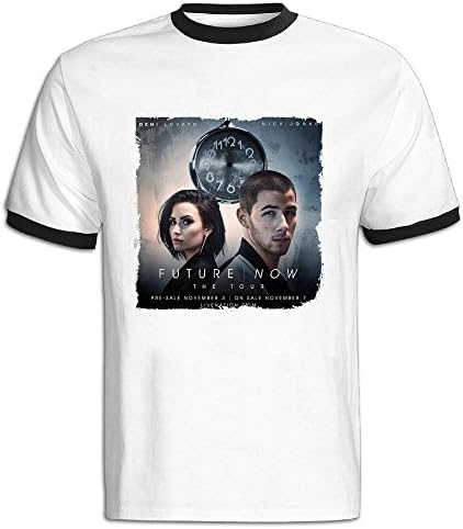 Demi Lovato & Nick Jonas Future Now The Tour 2016 T Shirt For Men Black