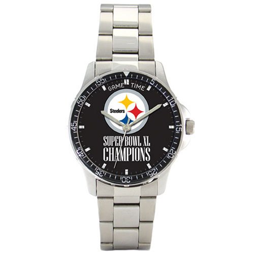 NFL Men's FC-PIT-SB40 Pittsburgh Steelers Coach Super Bowl Watch