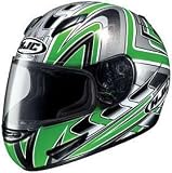HJC CL-15 CL15 ORBIT MC4 GREEN/SILVER/BLACK MOTORCYCLE Full-Face-Helmet