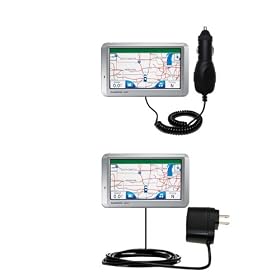 Essential Kit for the Garmin Nuvi 750 - includes Car and Wall Charger with Rapid Charge... by Gomadic for the Garmin Nuvi 750