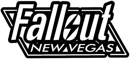 Fallout New Vegas Logo 6" Black Vinyl Car Truck Decal Sticker Video Game