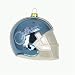 Citadel Bulldogs NCAA Glass Football Helmet Ornament (3)