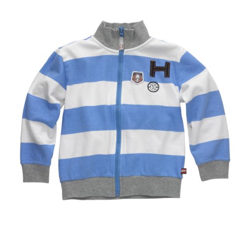 Lego Wear Jungen Sweatoberteil, gestreift 13497 SIMON 302 - CARDIGAN (SWEAT), Gr. 110, Bla Preisvergleich