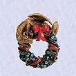 Christmas ornament Gothic wreath Dragon Holiday New