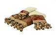 Croscill Carlisle Embellished 3 PieceTowel Set, Red