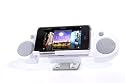 Livespeakr Ultra-Portable Speaker System for iPod/iPhone (White)