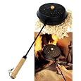 Popcorn Popper, Nut & Coffee Roaster: Old Fashioned Camp Fire or Stovetop Corn Popper / Roaster Pan ~ Recipes Included Lowest Price