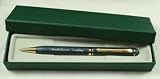 Kitchen & Housewares : Personalised Executive Pen ((Engraved Free)) Blue / Gold, Black Ink, Birthday, Wedding, Anniversary Gift