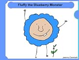 Fluffy the Blueberry Monster