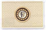 Classic Monogram Initial Fine Embossed Note Cards in Portfolio: 10 Notecards & Envelopes, F
