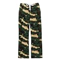 Boys Grandma Pants Camouflage Pants - Green/ Black
