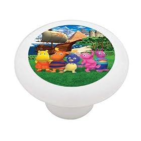 Backyardigans Island Decorative Ceramic Drawer Knob