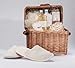 Spa In A Basket Wicker Chest Bath Items Massage Tools