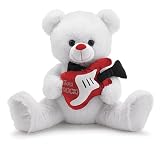 Large White "You Rock!" Happy Valentine's Day Plush Teddy Bear Stuffed Animal Gift