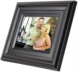 Mustek 7-Inch Digital Photo Frame Compatible with iPod (Mahogany)