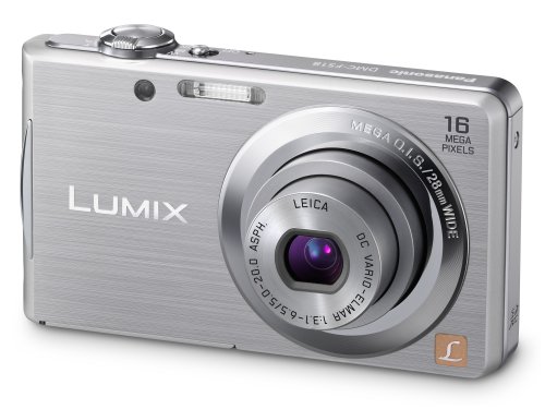 Panasonic Lumix FS18 Digital Camera - Silver (16.1MP, 4x Optical Zoom) 2.7 inch LCD