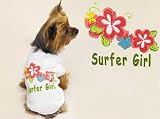 Surfer Girl Dog Pet T-shirt tee clothing apparel