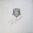 Tommy Lasorda Autographed Los Angeles Dodgers 50th Anniversary Logo Full Size Base, Proof Photo