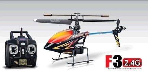 Syma F3 2.4g 4ch LCD Remote Control Rc Single Propeller Helicopter