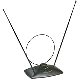 Ace UHF/VHF/FM Indoor Color TV Antenna with Deuxe Fine Tuning