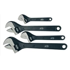 Advanced Tool Design Model ATD-425 4 Piece Adjustable Wrench Set by ATD Tools