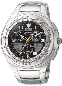 Citizen #JR3000-51F Men's Eco-Drive Skyhawk Chronograph Watch