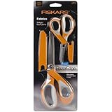 Fiskars Crafts 8165 RazorEdge Softgrip Fabric Shears Set, 5-Inch and 8-Inch