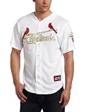 MLB St. Louis Cardinals Matt Holliday 7 Replica Jersey (White/Gold, Medium)
