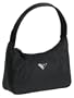 Prada Women's Rectangle Nylon Handbag, Nero