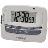 MeasuPro Digital Clock, Timer, and Stopwatch with Three Alert Type Settings - Buzz, Beep, and LED